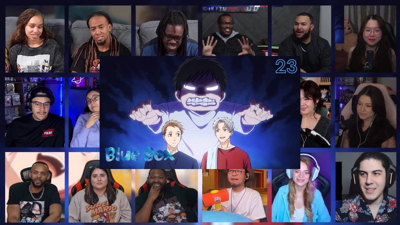💞🏸 BLUE BOX S1 EP23 REACTION MASHUP 💖✨ |