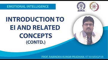 Introduction to EI and Related Concepts (Contd.)