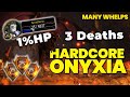 1% HP Left! 3 Deaths in Hardcore Onyxia Raid