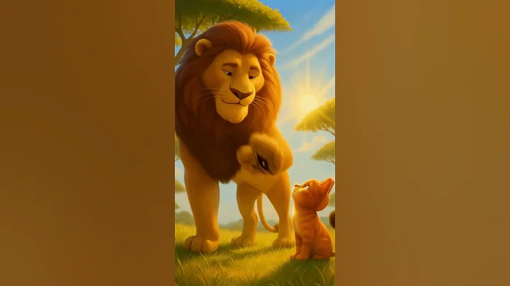 Brave Cat Rescues Injured Lion | Heartwarming Animal Rescue Story#animalrescue #bravecat #cat