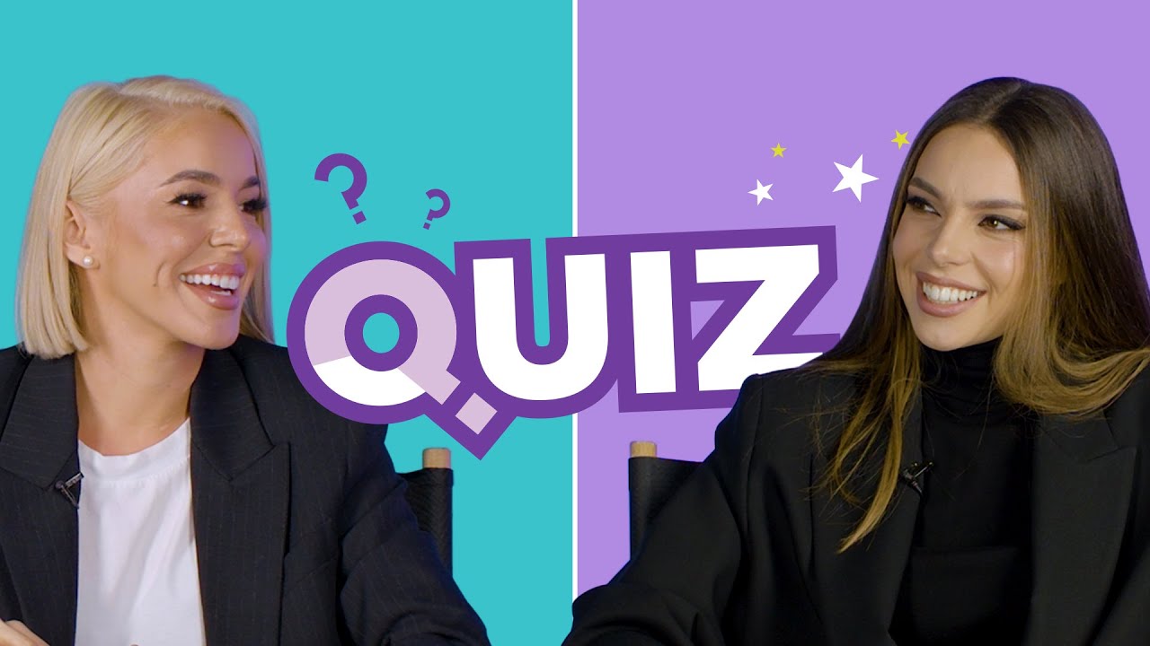 JOVANA JOCIC I ANJA SUSNJAR - NASI MUZEVI NAS NAJVISE NERVIRAJU | QUIZ powered by MOZZART | IDJTV