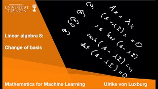 (A) Linear algebra 8: Change of basis