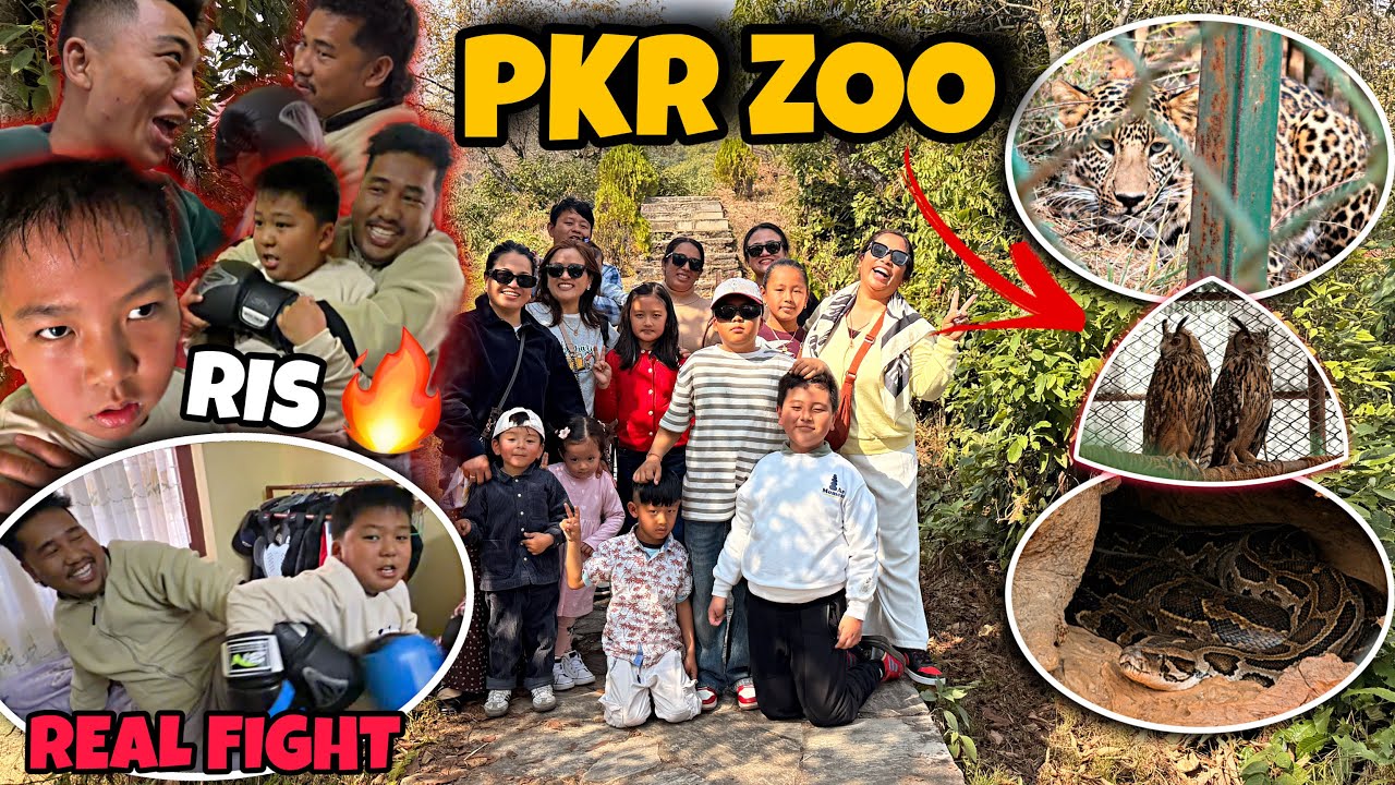 MAMA RA KACHU KO REAL FIGHT PARYO🔥|| POKHARA KO ZOO!!!!