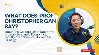 What Does Prof. Christopher Gan Say?