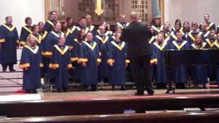 Golden Voice singing "Adoramus Te, Christe" (comp. Eric Barnum)