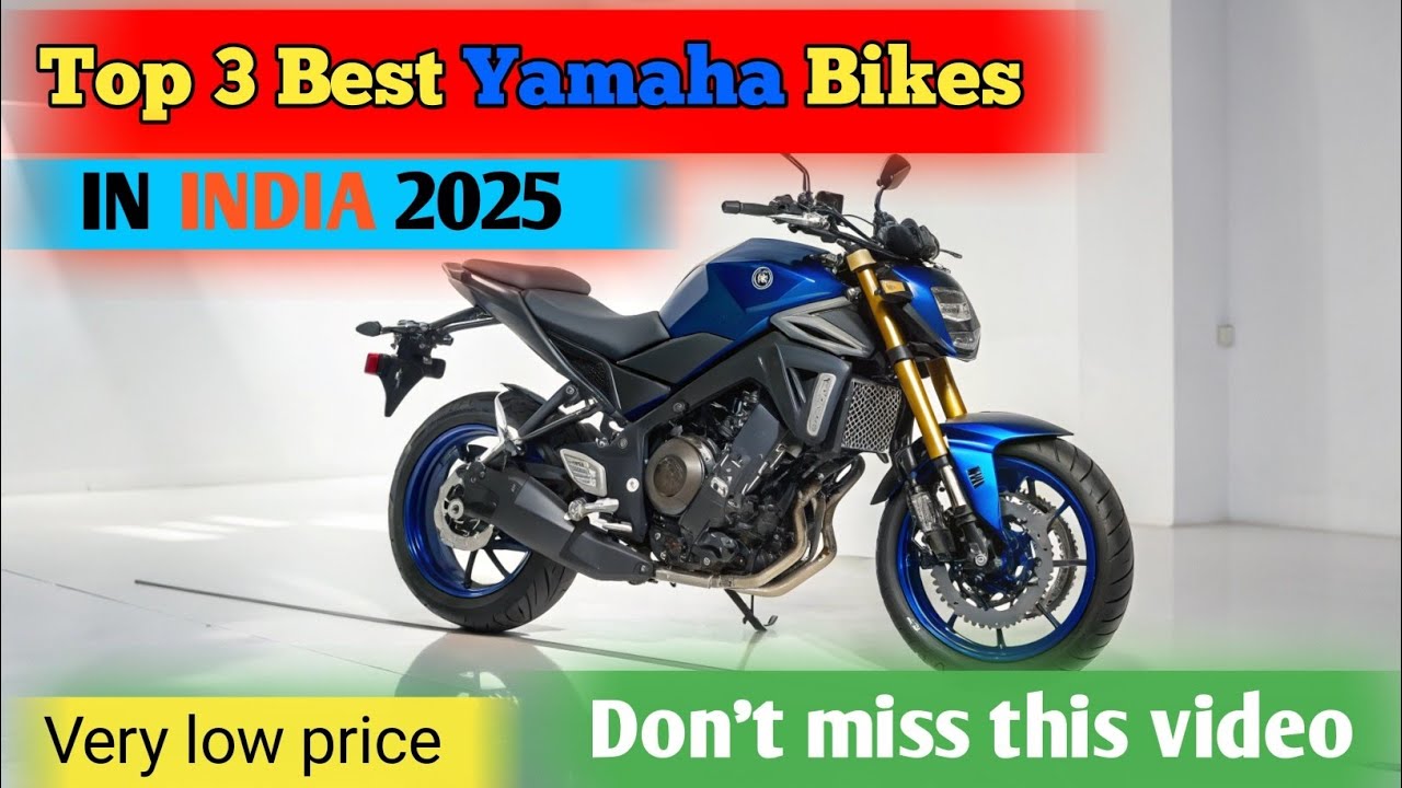 🚨Top 3 Best Yamaha Bikes in India 2025 🔥 | Yamaha R15 V4, MT-15 V2 & FZ-X | Full Review & Price