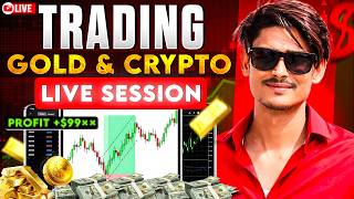 Live Trading Bitcoin &amp; Gold Analysis 19 May Aj Trade Zone