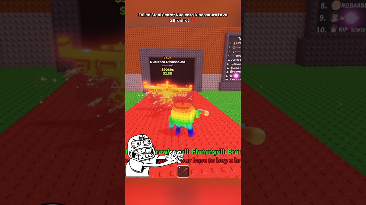 Failed Steal Secret Lava Nuclearo High Money a Brainrot