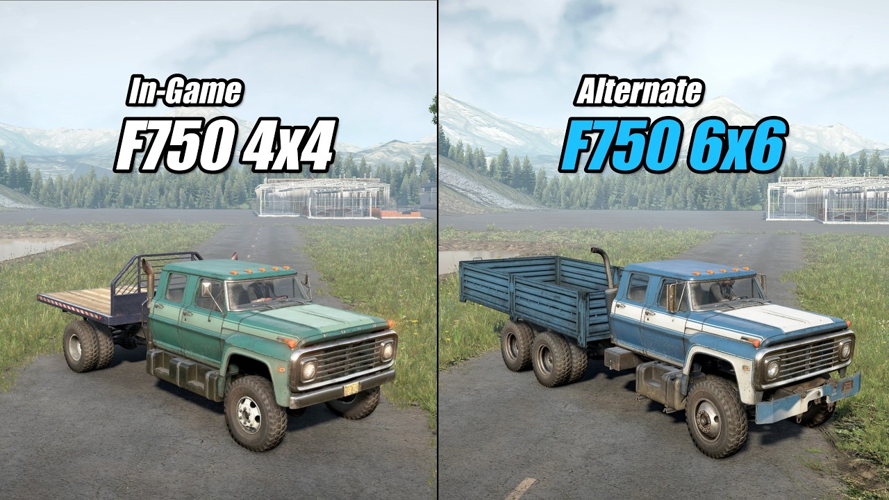 If saber released alternate variants of Snowrunner Trucks