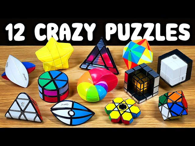 UNBOXING 12 CRAZY PUZZLES 😱 class=