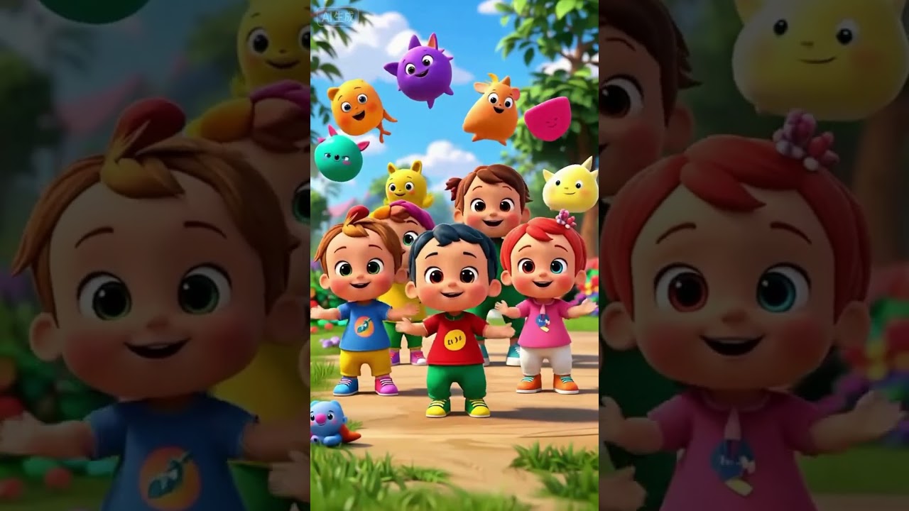 Shape Builders Song | Learn Shapes with Fun 3D Cartoon Music for Toddlers (1–3)