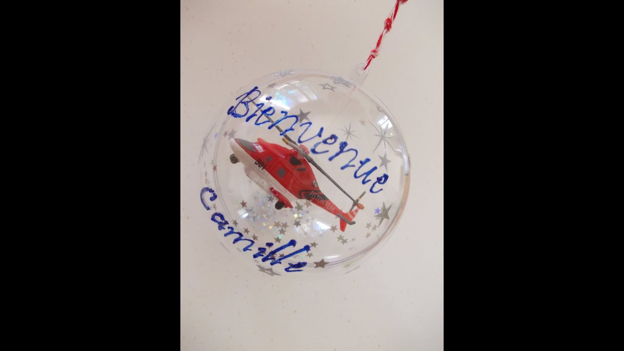 Diy Ma Premiere Boule De Noel Bienvenue Bebe Hd Youtube
