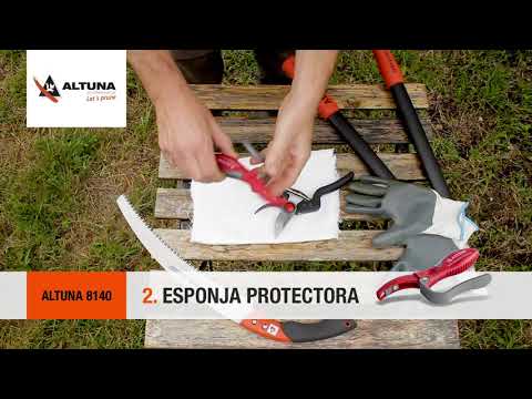 Точилка для секаторів із захистом рук Altuna 8140, відео 1