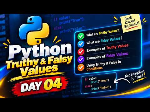 ⚡ 0, "", [], None... Why Are They False in Python?