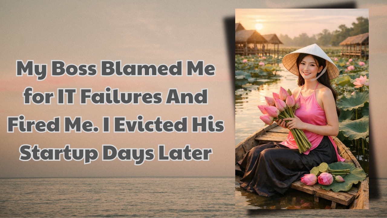My Boss Blamed Me for IT Failures And Fired Me. I Evicted His Startup Days Later