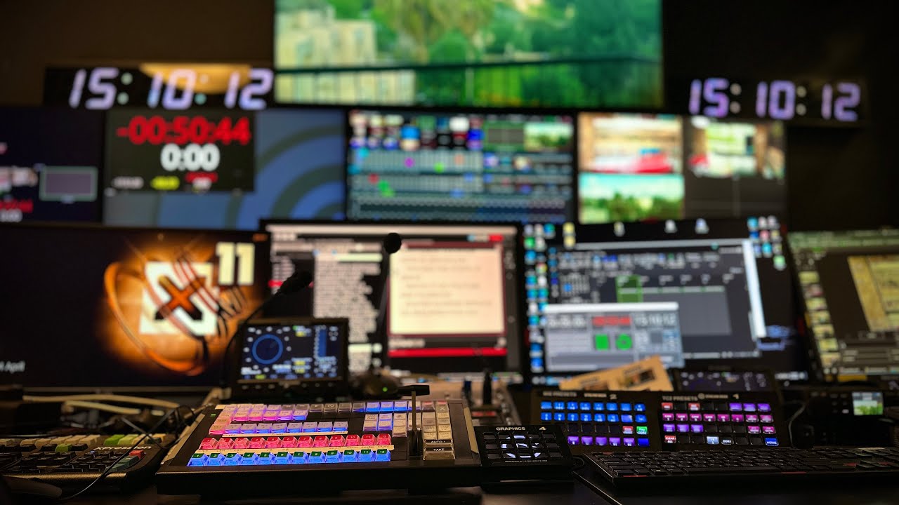 CBN News Jerusalem Quick Control Room and Studio