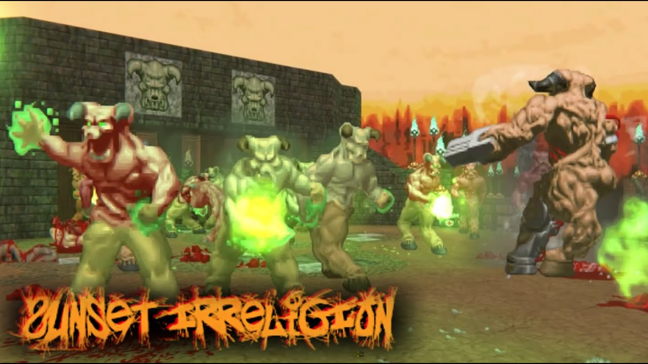 DOOM II with Project Brutality [Sunset Irreligion] Level 08 Precipice ...