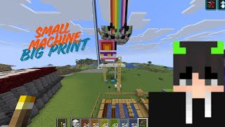 “Mini Pixel Photo Printer in Minecraft!