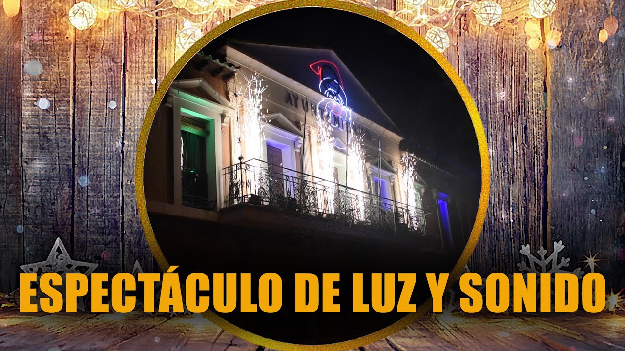 Espectáculo de luz y sonido - Plaza de España (Daimiel 2022) #NavidadDaimiel