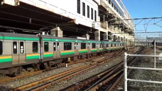 JR宇都宮線　E231系1000番台（U504編成）　小山発車