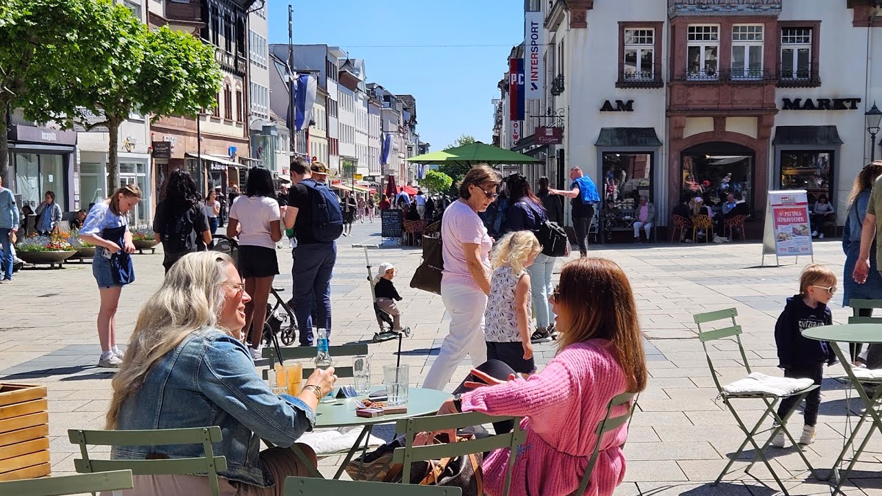 BAD HOMBURG/GERMANY/🇩🇪 Spring Walk along Luisenstrasse