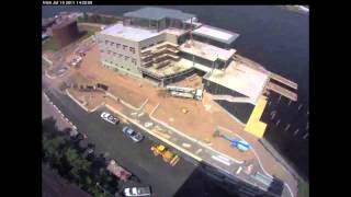 Great Lakes Research Center Construction Time-lapse at Michigan Tech