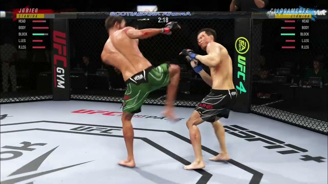 UFC 4 I Can't Believe This Worked! Rolling Thunder into Flying Double