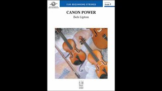 Canon Power by Bob Lipton (Orchestra) - Score and Sound