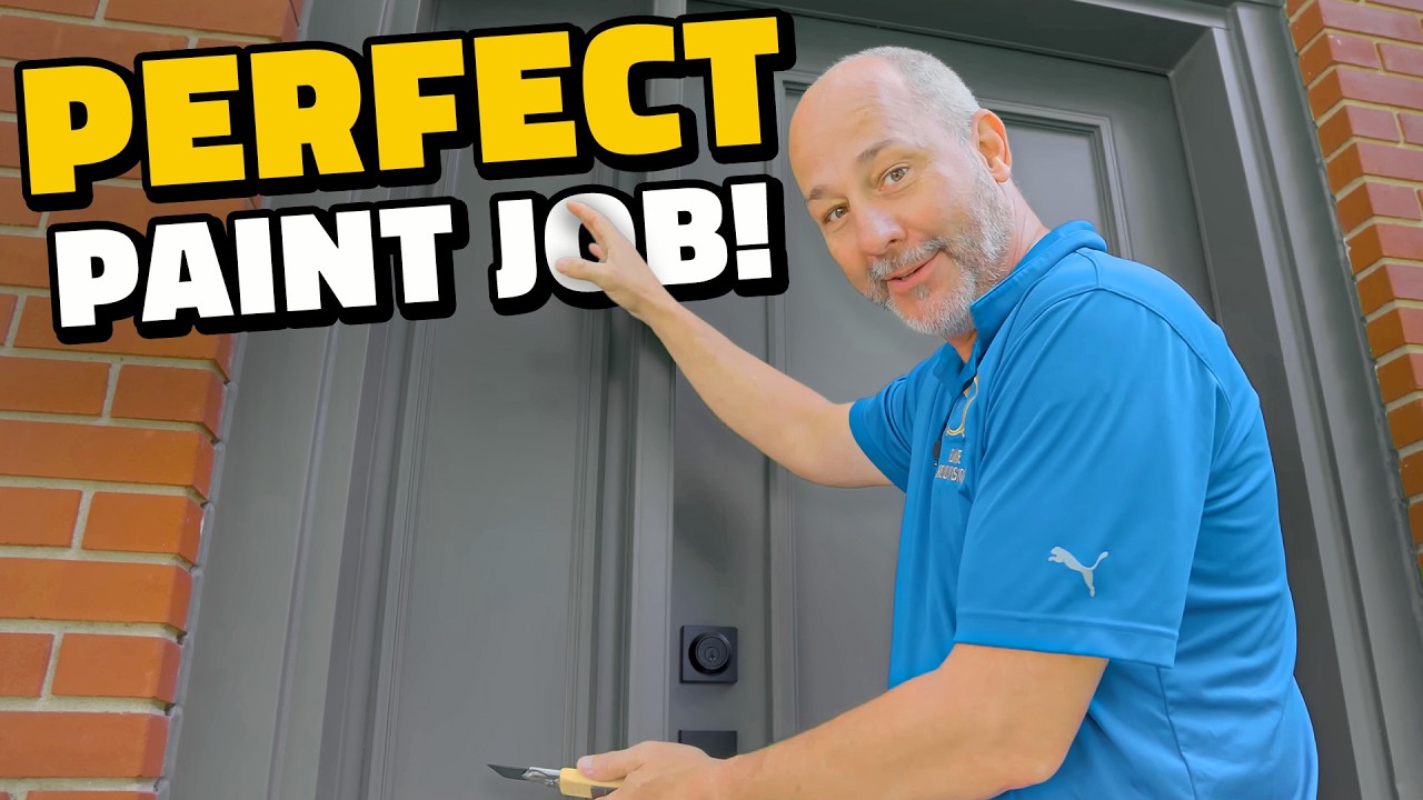The Secret to Painting a Front Door (No Brush Marks)