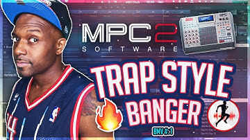 Making another FIRE Trap Style Banger! - MPC Beat making