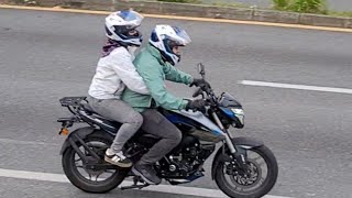 NS 160 FI ABS Prueba en Subida con 2 PERSONAS