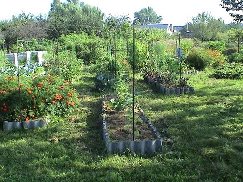 Ленивая клумба своими руками