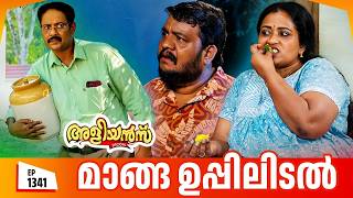 Aliyans - 1341 | മാങ്ങ ഉപ്പിലിടൽ | Latest episode | Malayalam Comedy | Sitcom