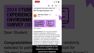 University of Maryland, SEES Survey: How To Take the SEES!