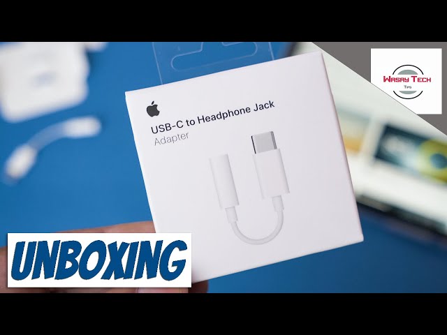 Apple USB C to Headphone Jack Adapter Unboxing 🔥🔥🔥