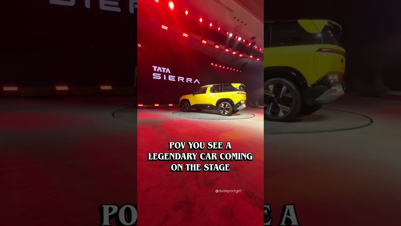 POV at Tata Sierra launch | Car launch in India | 
