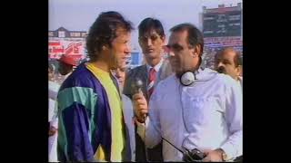 Imran Khan Interview at Toss I Pakistan vs West Indies 1991