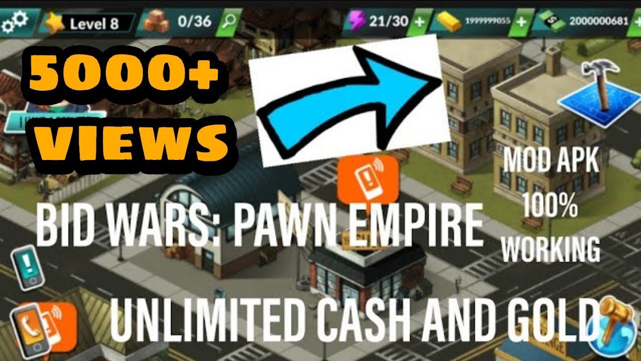 Bid Wars Pawn Empire Unlimited Cash and Gold 100 Working