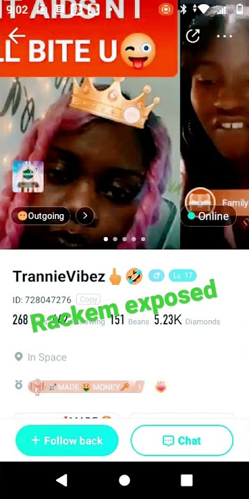 Bigo tv RACKEM EXPOSED WE JUST GOT WORD OF A NEW FAM SHE IS STARTING SUPPORT  ($tboneampm)
