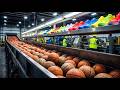 Amazing Factory Process: Recycling Old Basketballs Into Shoe Soles! ( full process )