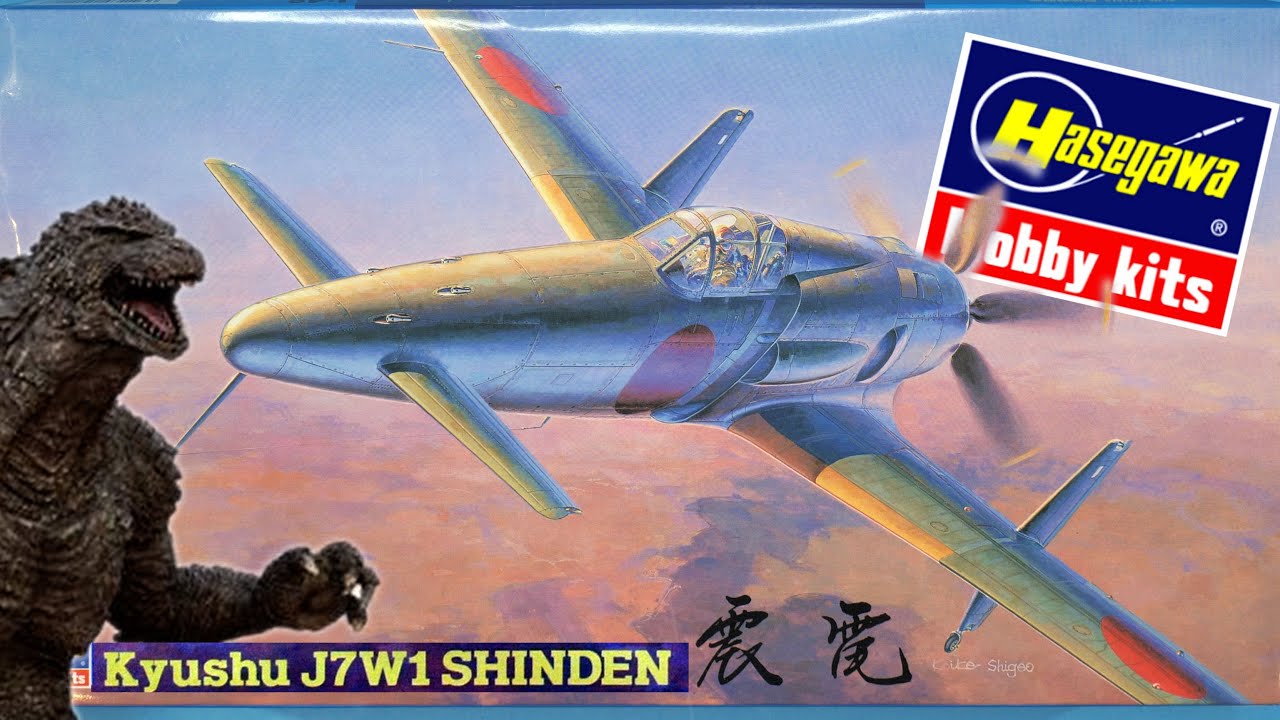 First Look Friday - Hasagawa 1/48 Scale Kyushu J7W1 Shinden - YouTube