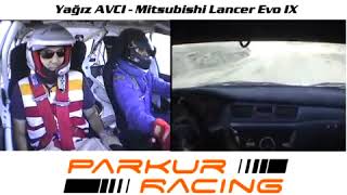 Parkur Racing Yağız Avcı Mitsubishi Lancer EVO9 Co Drive Murat Günarslan