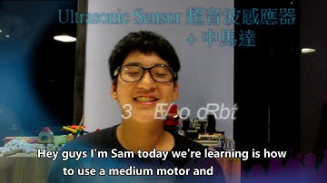 12. EV3 Mindstorms Tutorial for Beginner: Use the Ultrasonic Sensor to capture an Object【Sun Room】