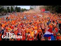 Netherlands Fans Dance In The Streets Of Hamburg Ahead Of First Euro 2024 Match 
