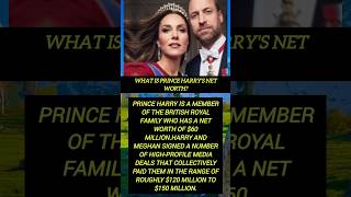 Details What is Prince Harry's net worth #royalfamily #queenelizabeth #britishroyalfamily Update