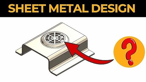 Sheet Metal EMBOSS and VENT in SOLIDWORKS