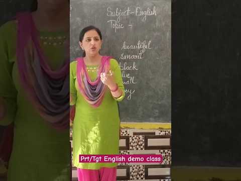 PRT/TGT English Demo Class