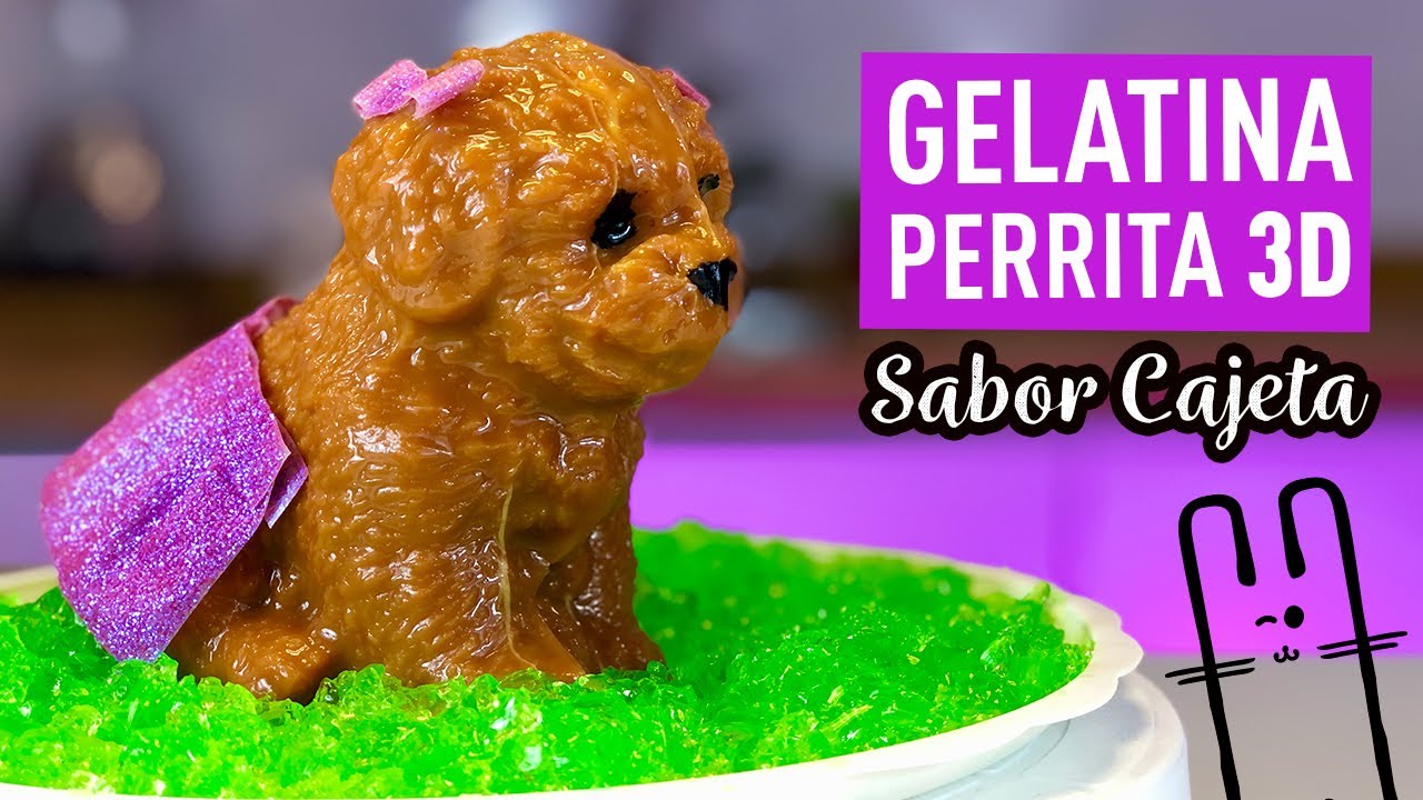 GELATINA 3D | GELATINA DE PERRITO | GELATINA DE CAJETA | El Baúl de Jave