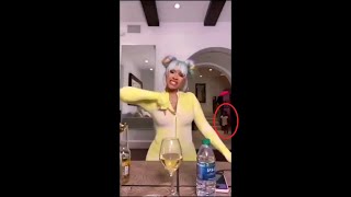 Mom (Cardi B) gets caught by Daughter (Kulture) listening to WAP by Cardi with Megan Thee Stallion