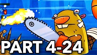 Swamp Attack Episode 4 Level 24 Walkthrough Gameplay - The Mothership - Episode 4 Ending